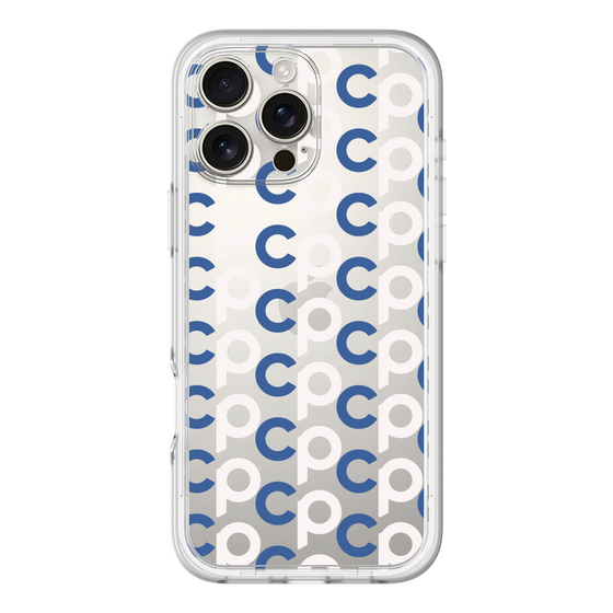 Slim Protection Premium Case［ Original - CASEPLAY Initial All-over Pattern - Navy ］
