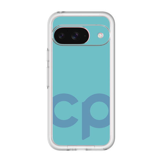 Slim Protection Premium Case［ オリジナル - CASEPLAYイニシャル - ライトブルー ］