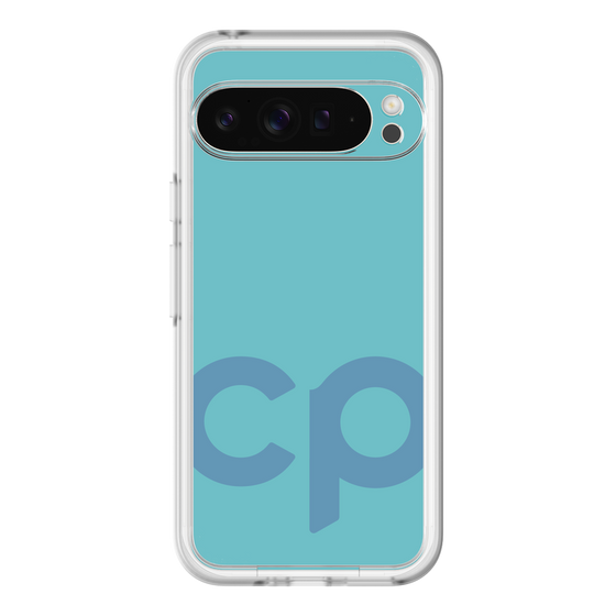 Slim Protection Premium Case［ オリジナル - CASEPLAYイニシャル - ライトブルー ］