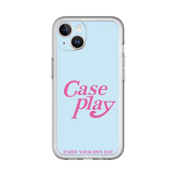 Slim Protection Premium Case［ Original - ENJOY YOUR OWN DAY - Light Blue ］