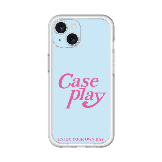 Slim Protection Premium Case［ Original - ENJOY YOUR OWN DAY - Light Blue ］