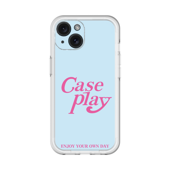 Slim Protection Premium Case［ Original - ENJOY YOUR OWN DAY - Light Blue ］