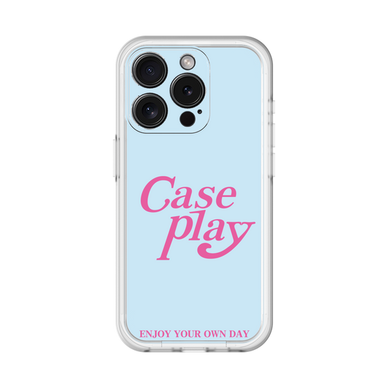 Slim Protection Premium Case［ Original - ENJOY YOUR OWN DAY - Light Blue ］
