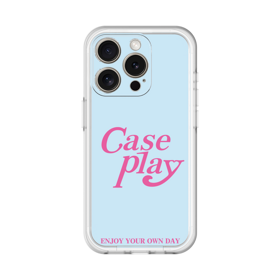 Slim Protection Premium Case［ Original - ENJOY YOUR OWN DAY - Light Blue ］