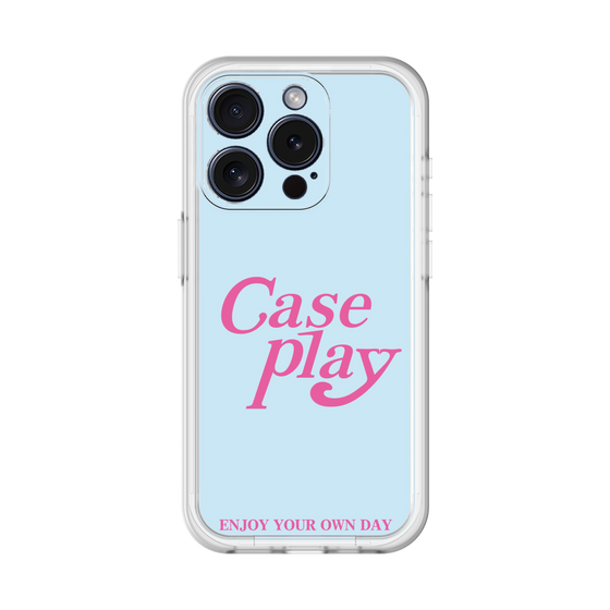 Slim Protection Premium Case［ Original - ENJOY YOUR OWN DAY - Light Blue ］