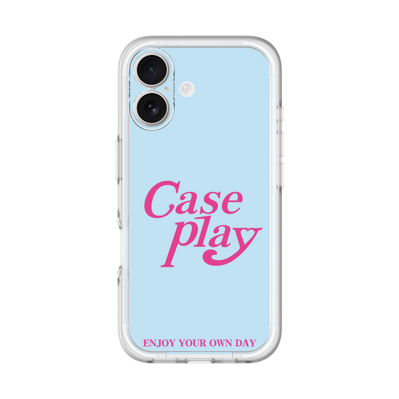 Slim Protection Premium Case［ Original - ENJOY YOUR OWN DAY - Light Blue ］