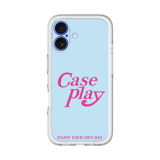 Slim Protection Premium Case［ Original - ENJOY YOUR OWN DAY - Light Blue ］