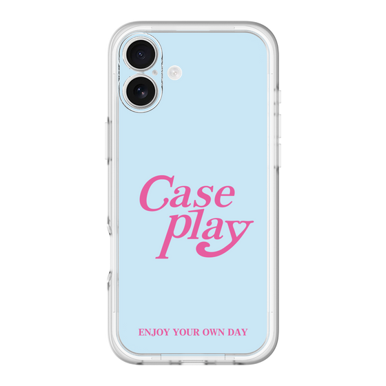Slim Protection Premium Case［ Original - ENJOY YOUR OWN DAY - Light Blue ］