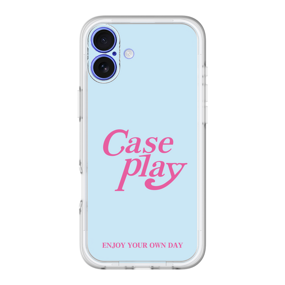Slim Protection Premium Case［ Original - ENJOY YOUR OWN DAY - Light Blue ］