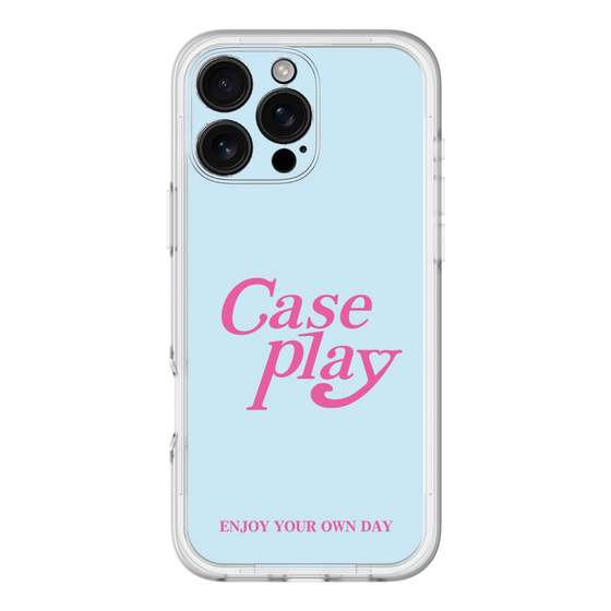Slim Protection Premium Case［ Original - ENJOY YOUR OWN DAY - Light Blue ］