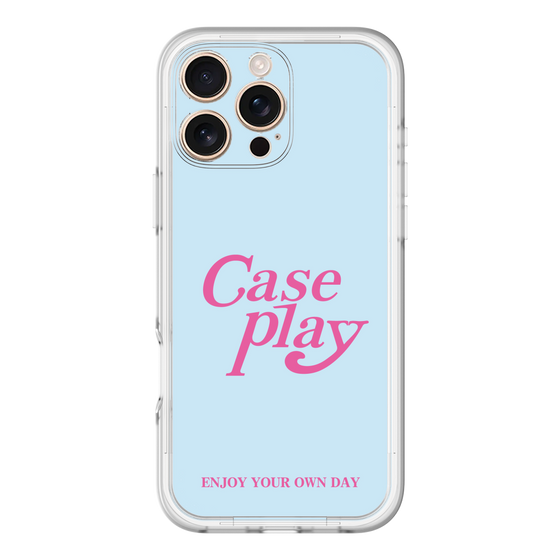 Slim Protection Premium Case［ Original - ENJOY YOUR OWN DAY - Light Blue ］