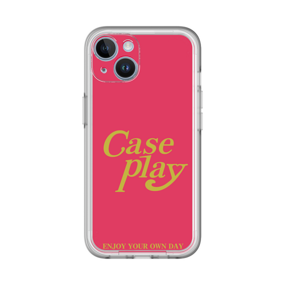 Slim Protection Premium Case［ Original - ENJOY YOUR OWN DAY - Red ］