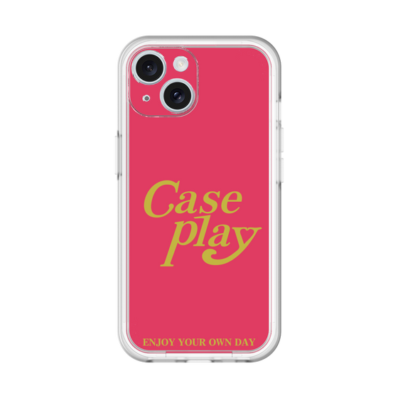 Slim Protection Premium Case［ Original - ENJOY YOUR OWN DAY - Red ］
