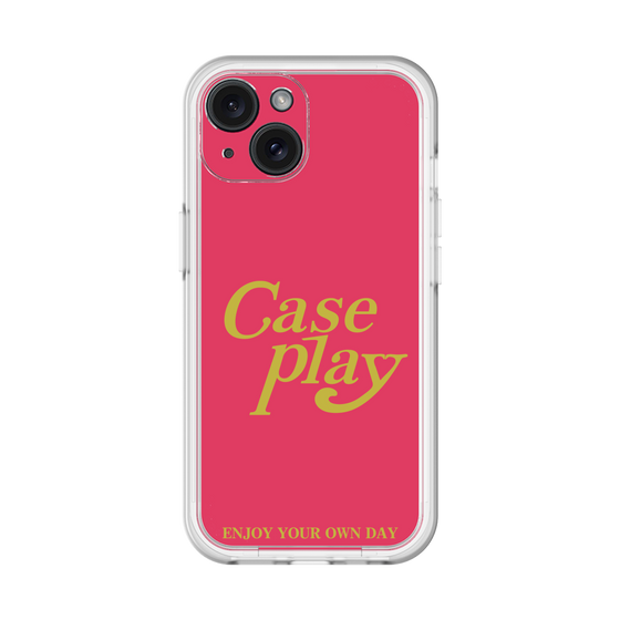 Slim Protection Premium Case［ Original - ENJOY YOUR OWN DAY - Red ］