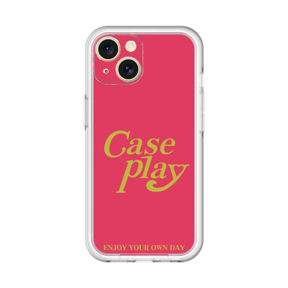 Slim Protection Premium Case［ Original - ENJOY YOUR OWN DAY - Red ］