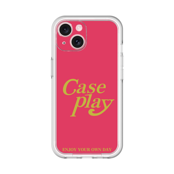 Slim Protection Premium Case［ Original - ENJOY YOUR OWN DAY - Red ］