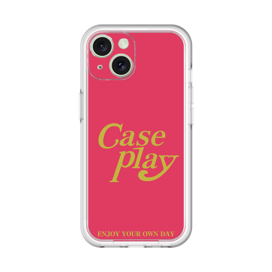 Slim Protection Premium Case［ Original - ENJOY YOUR OWN DAY - Red ］