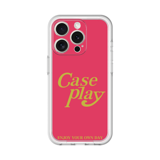 Slim Protection Premium Case［ Original - ENJOY YOUR OWN DAY - Red ］