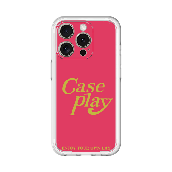 Slim Protection Premium Case［ Original - ENJOY YOUR OWN DAY - Red ］