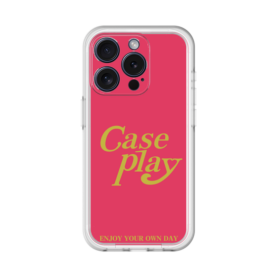 Slim Protection Premium Case［ Original - ENJOY YOUR OWN DAY - Red ］