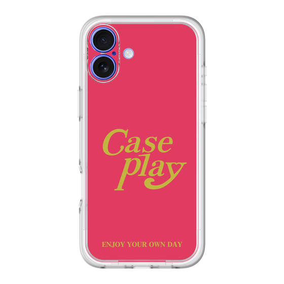 Slim Protection Premium Case［ Original - ENJOY YOUR OWN DAY - Red ］
