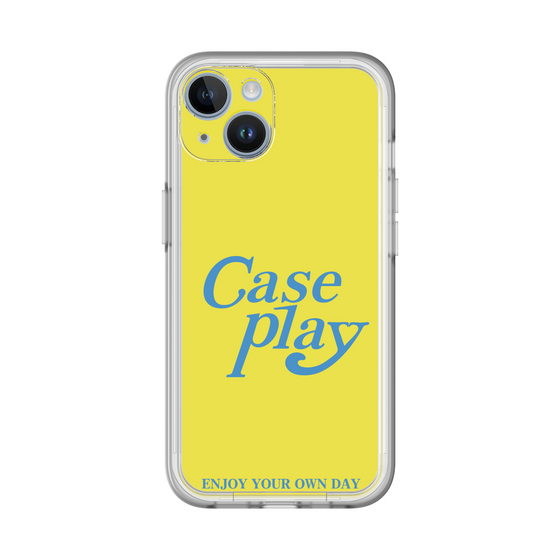 Slim Protection Premium Case［ Original - ENJOY YOUR OWN DAY - Yellow ］