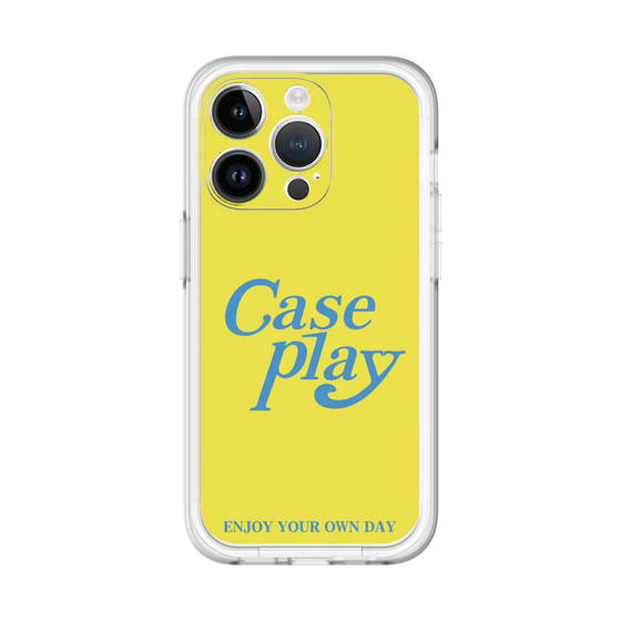 Slim Protection Premium Case［ Original - ENJOY YOUR OWN DAY - Yellow ］