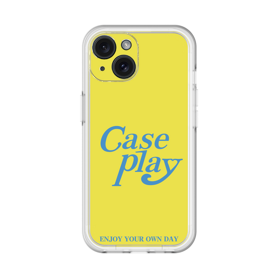 Slim Protection Premium Case［ Original - ENJOY YOUR OWN DAY - Yellow ］