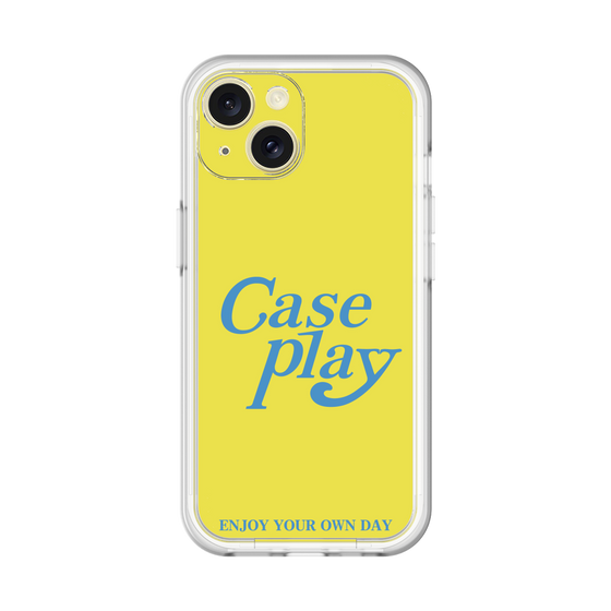 Slim Protection Premium Case［ Original - ENJOY YOUR OWN DAY - Yellow ］