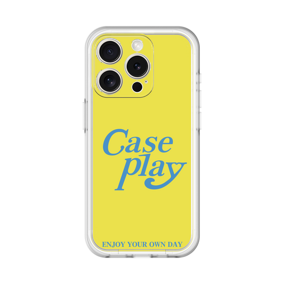Slim Protection Premium Case［ Original - ENJOY YOUR OWN DAY - Yellow ］