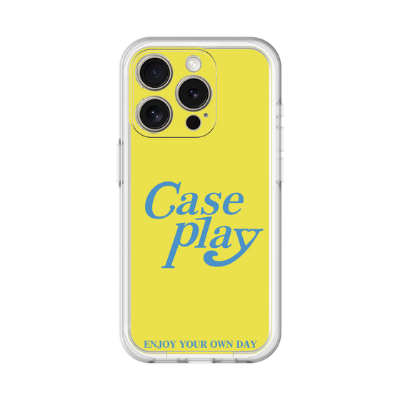 Slim Protection Premium Case［ Original - ENJOY YOUR OWN DAY - Yellow ］