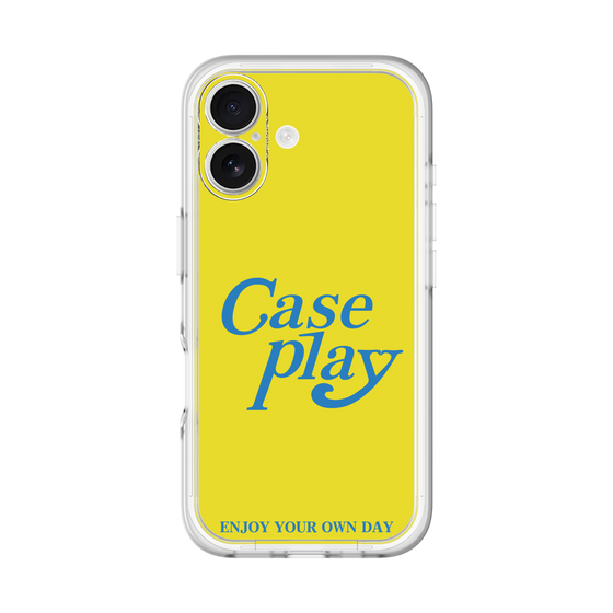Slim Protection Premium Case［ Original - ENJOY YOUR OWN DAY - Yellow ］