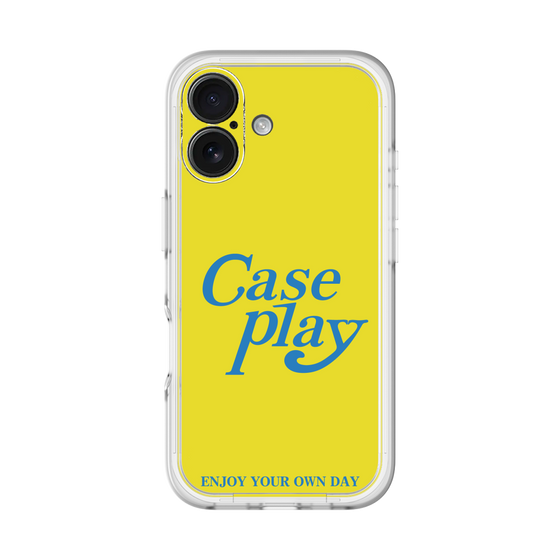 Slim Protection Premium Case［ Original - ENJOY YOUR OWN DAY - Yellow ］