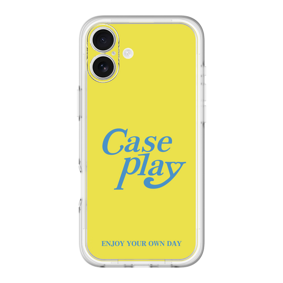 Slim Protection Premium Case［ Original - ENJOY YOUR OWN DAY - Yellow ］
