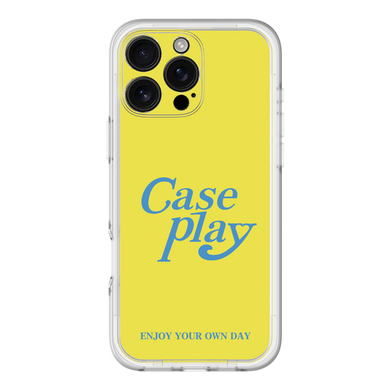 Slim Protection Premium Case［ Original - ENJOY YOUR OWN DAY - Yellow ］