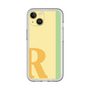 Slim Protection Premium Case［ オリジナル - initial color line - R yellow ］