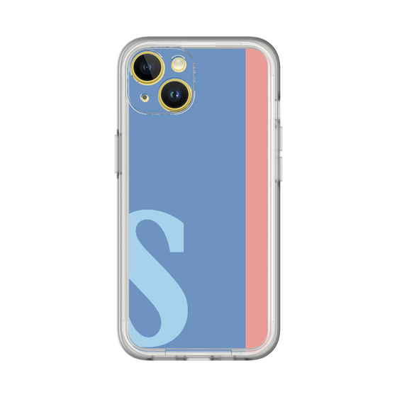 Slim Protection Premium Case［ オリジナル - initial color line - S blue ］