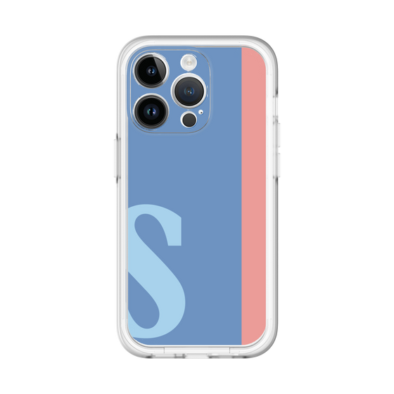 Slim Protection Premium Case［ オリジナル - initial color line - S blue ］
