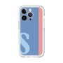 Slim Protection Premium Case［ オリジナル - initial color line - S blue ］