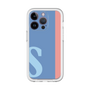 Slim Protection Premium Case［ オリジナル - initial color line - S blue ］