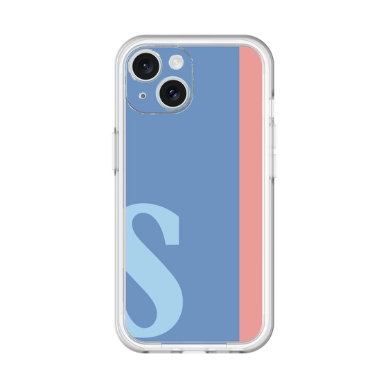 Slim Protection Premium Case［ オリジナル - initial color line - S blue ］