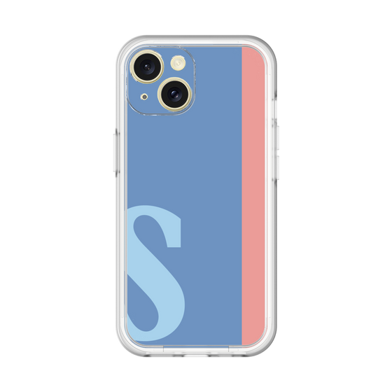 Slim Protection Premium Case［ オリジナル - initial color line - S blue ］
