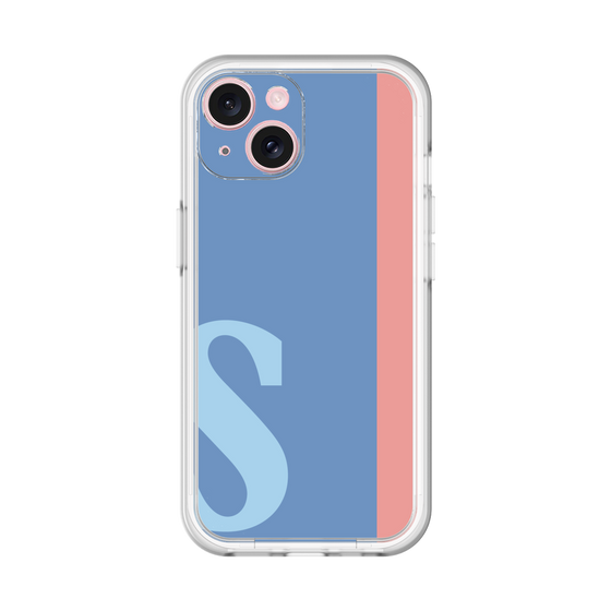 Slim Protection Premium Case［ オリジナル - initial color line - S blue ］