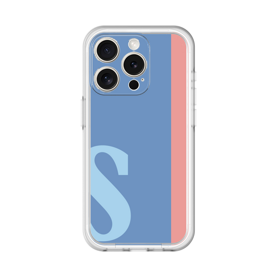 Slim Protection Premium Case［ オリジナル - initial color line - S blue ］