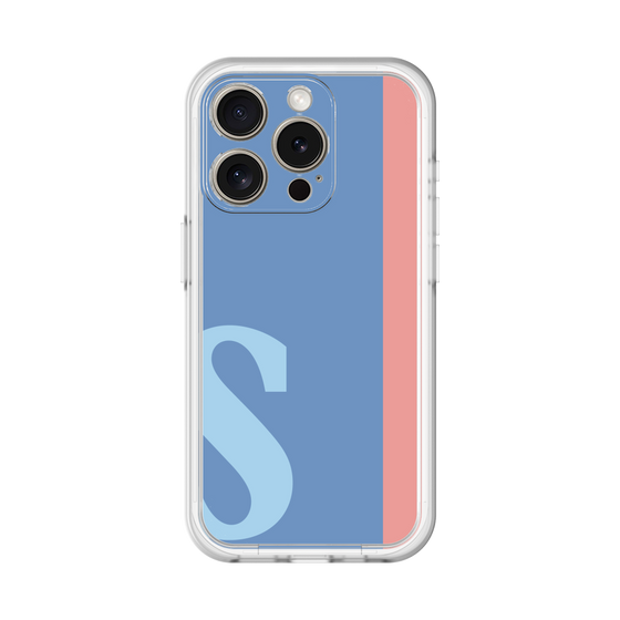 Slim Protection Premium Case［ オリジナル - initial color line - S blue ］