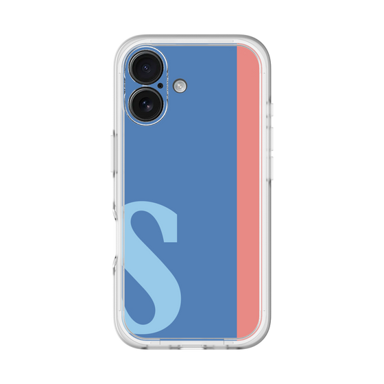 Slim Protection Premium Case［ オリジナル - initial color line - S blue ］