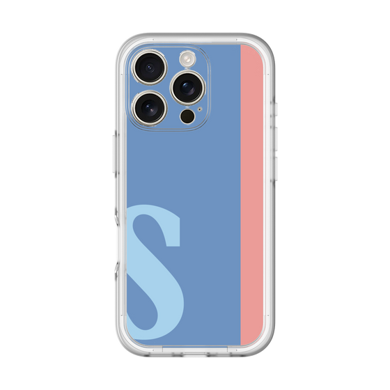 Slim Protection Premium Case［ オリジナル - initial color line - S blue ］