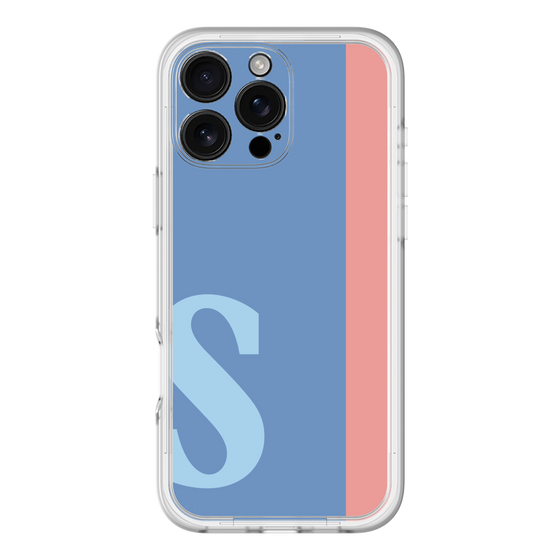 Slim Protection Premium Case［ オリジナル - initial color line - S blue ］