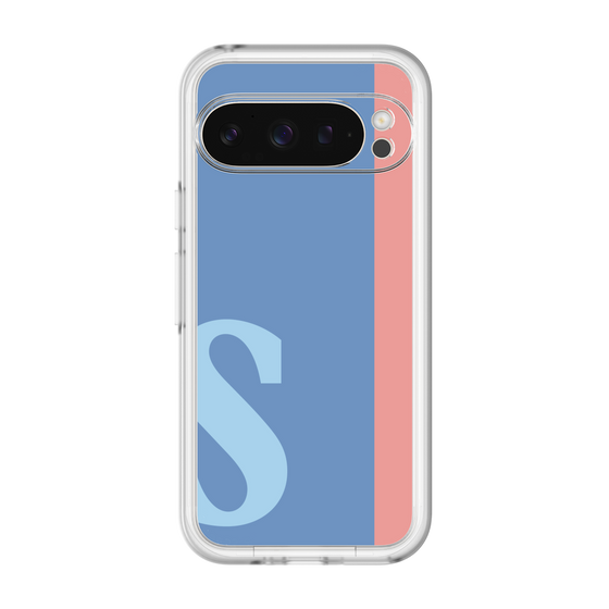 Slim Protection Premium Case［ オリジナル - initial color line - S blue ］