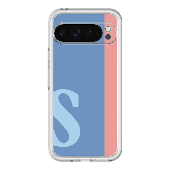 Slim Protection Premium Case［ オリジナル - initial color line - S blue ］